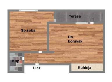 Dvosoban stan, Novi Sad, prodaja, 50m2, 79450e, id1127286